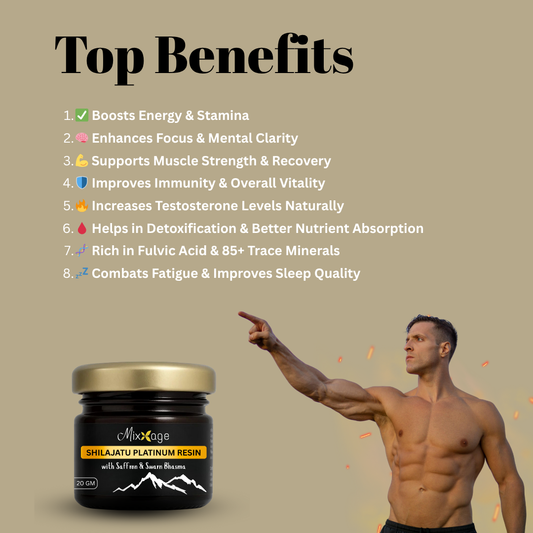Mixxage SHILAJATU PLATINUM RESIN 20GM