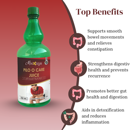 Mixxage Pilo O care Juice Ayurvedic piles solution 500ML