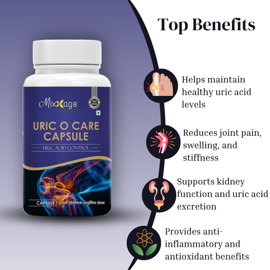 Mixxage Uric O Care ayurvedic supplement 60 Caps
