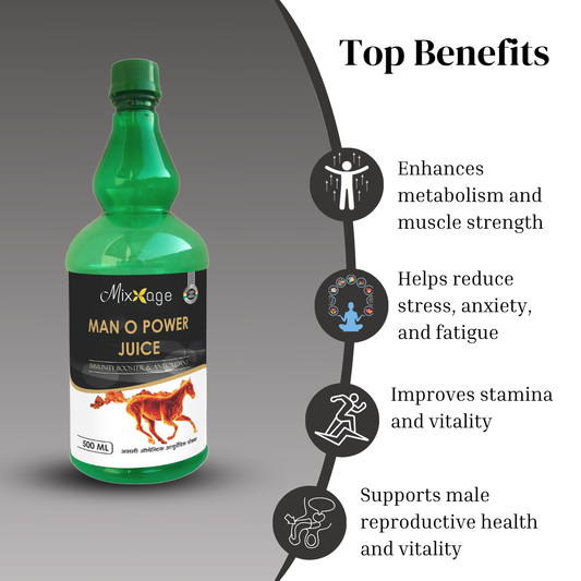 Mixxage Man-O-Power Juice 500ml - tonic for energy