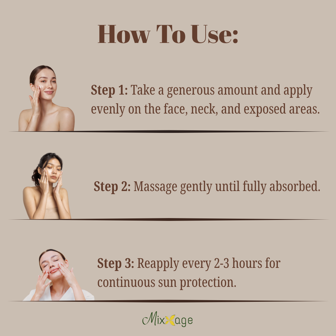 Mixxage Natural Sun Protect Cream (SPF 40)