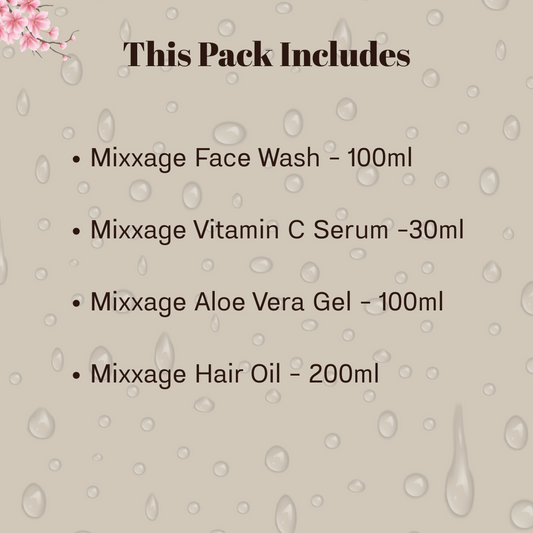 Mixxage Daily Care Essentials Combo (Skin & Hair)