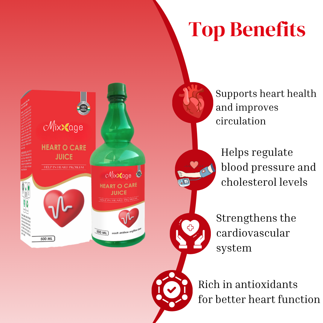 Mixxage Heart O Care Juice 500ml Ayurvedic Tonic