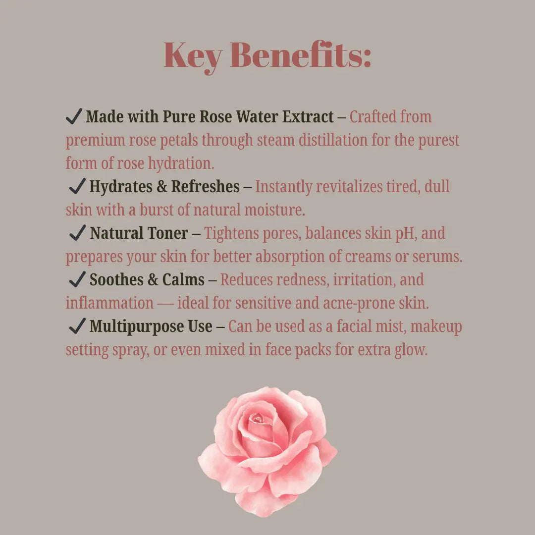 Mixxage Premium Pure rose water - 120 ml 