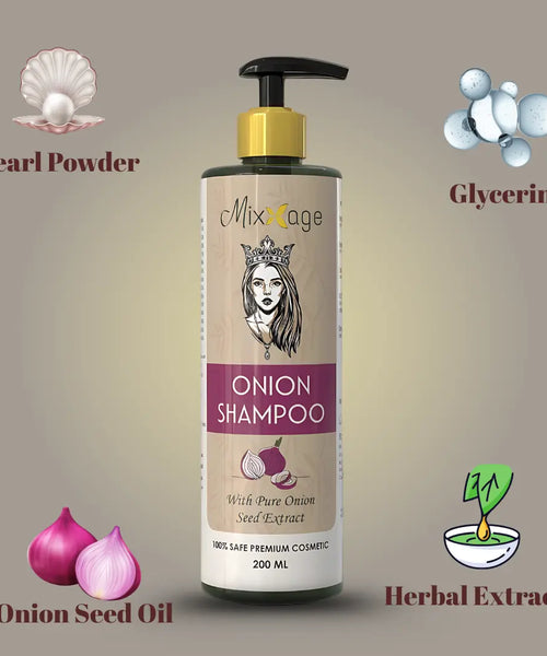 Mixxage Onion Hair Shampoo - 200ml 