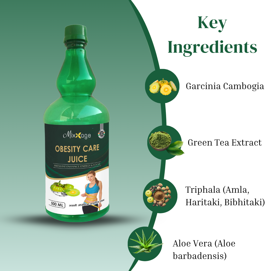 Mixxage Obesity Care Juice ayurvedic tonic 500 ml