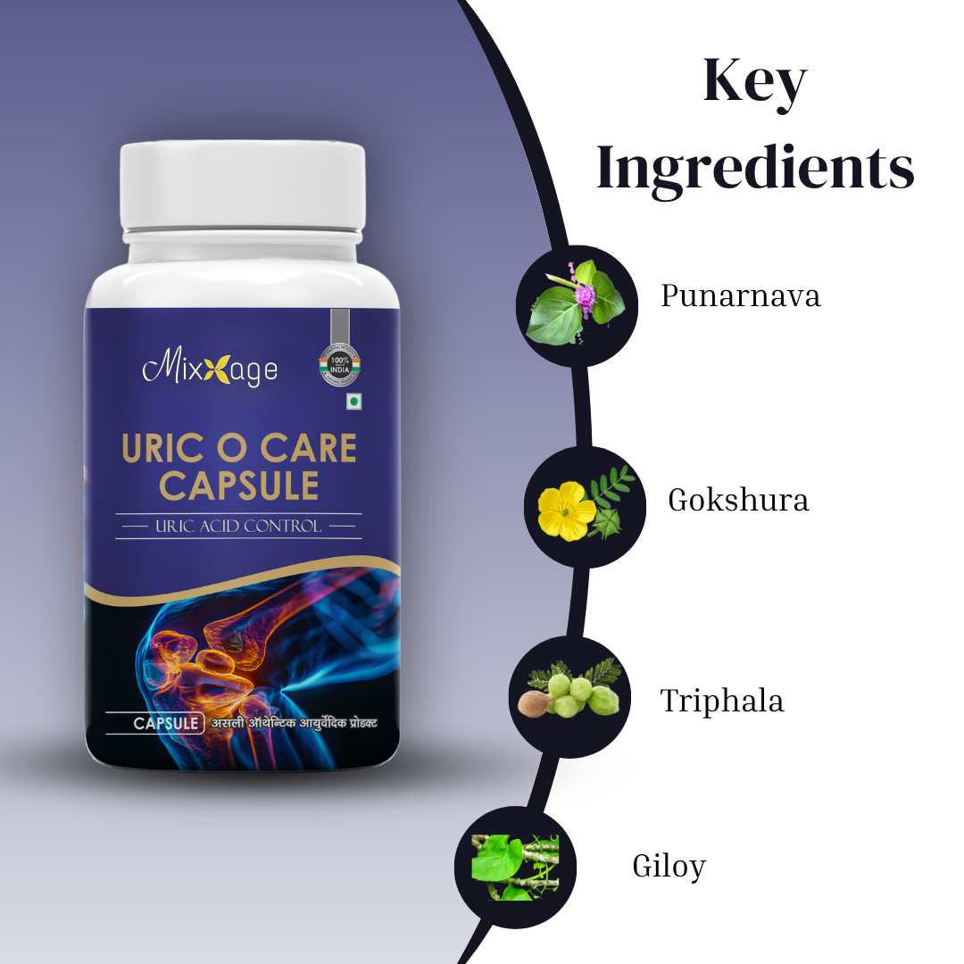 Mixxage Uric O Care ayurvedic supplement 60 Caps