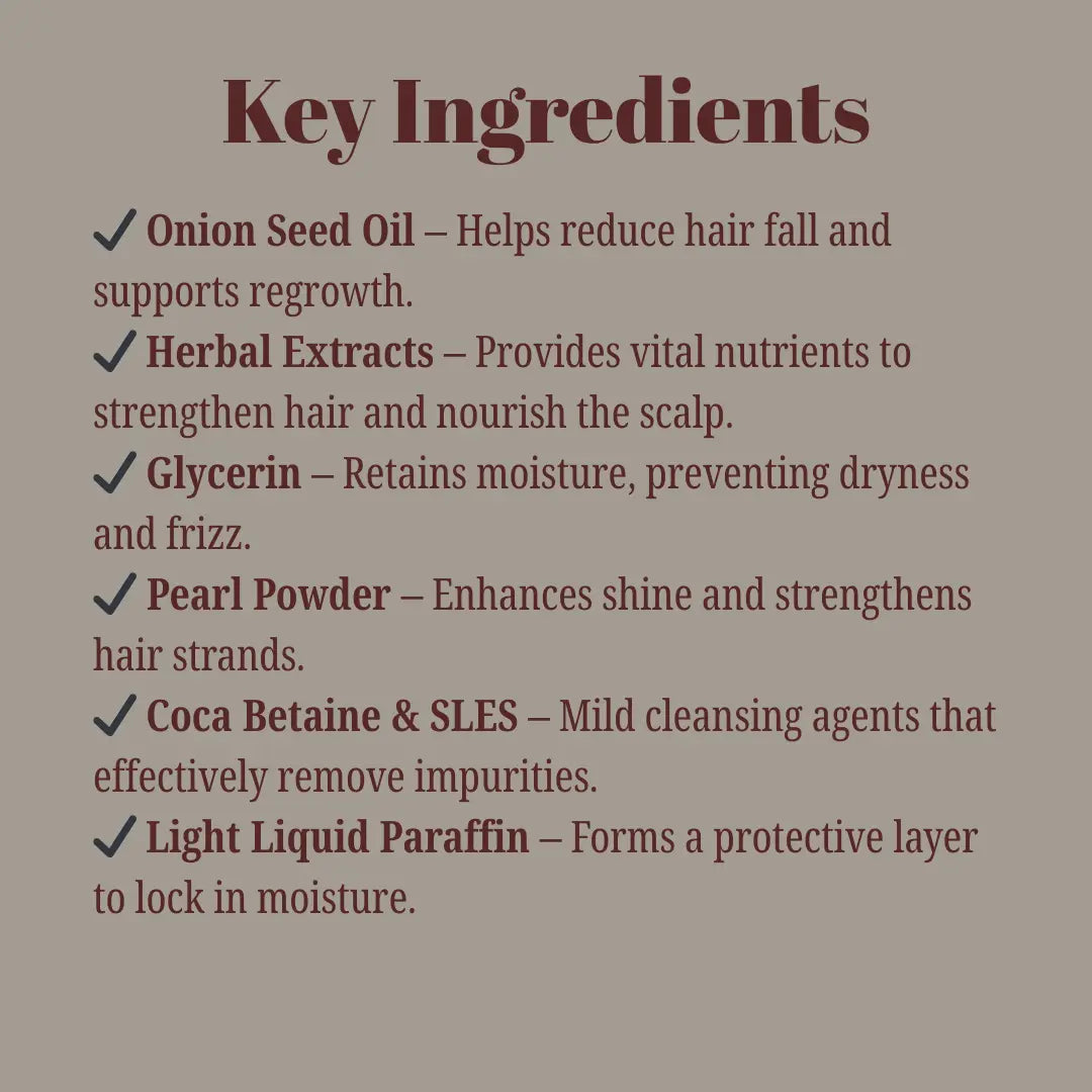 Mixxage Onion Hair Shampoo - 200ml 