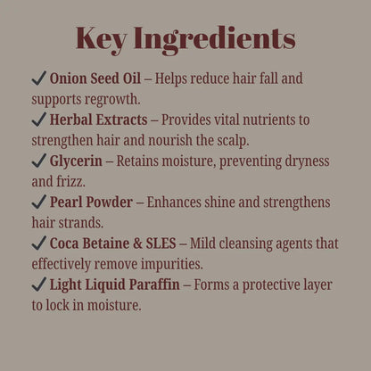 Mixxage Onion Hair Shampoo - 200ml 