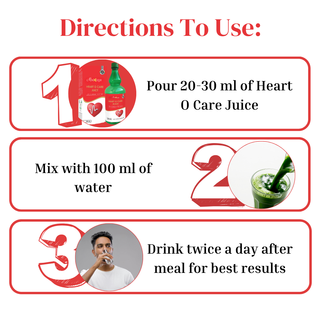 Mixxage Heart O Care Juice 500ml Ayurvedic Tonic