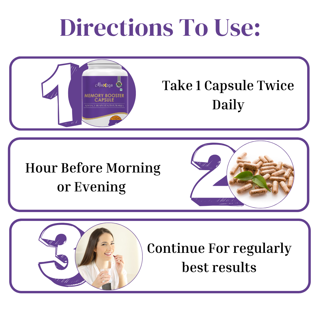 Memory Booster ayurvedic medicine Capsule 30pcs
