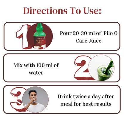 Mixxage Pilo O care Juice Ayurvedic piles solution 500ML