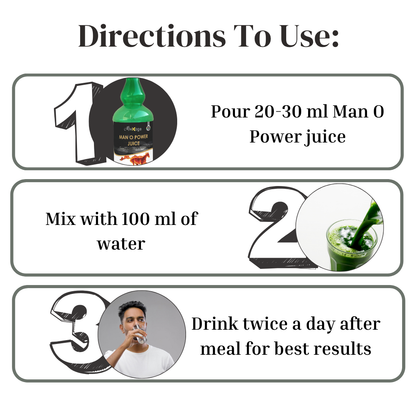 Mixxage Man-O-Power Juice 500ml - tonic for energy
