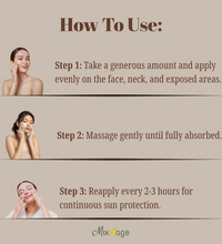 Mixxage Natural Sun Protect Cream (SPF 40)